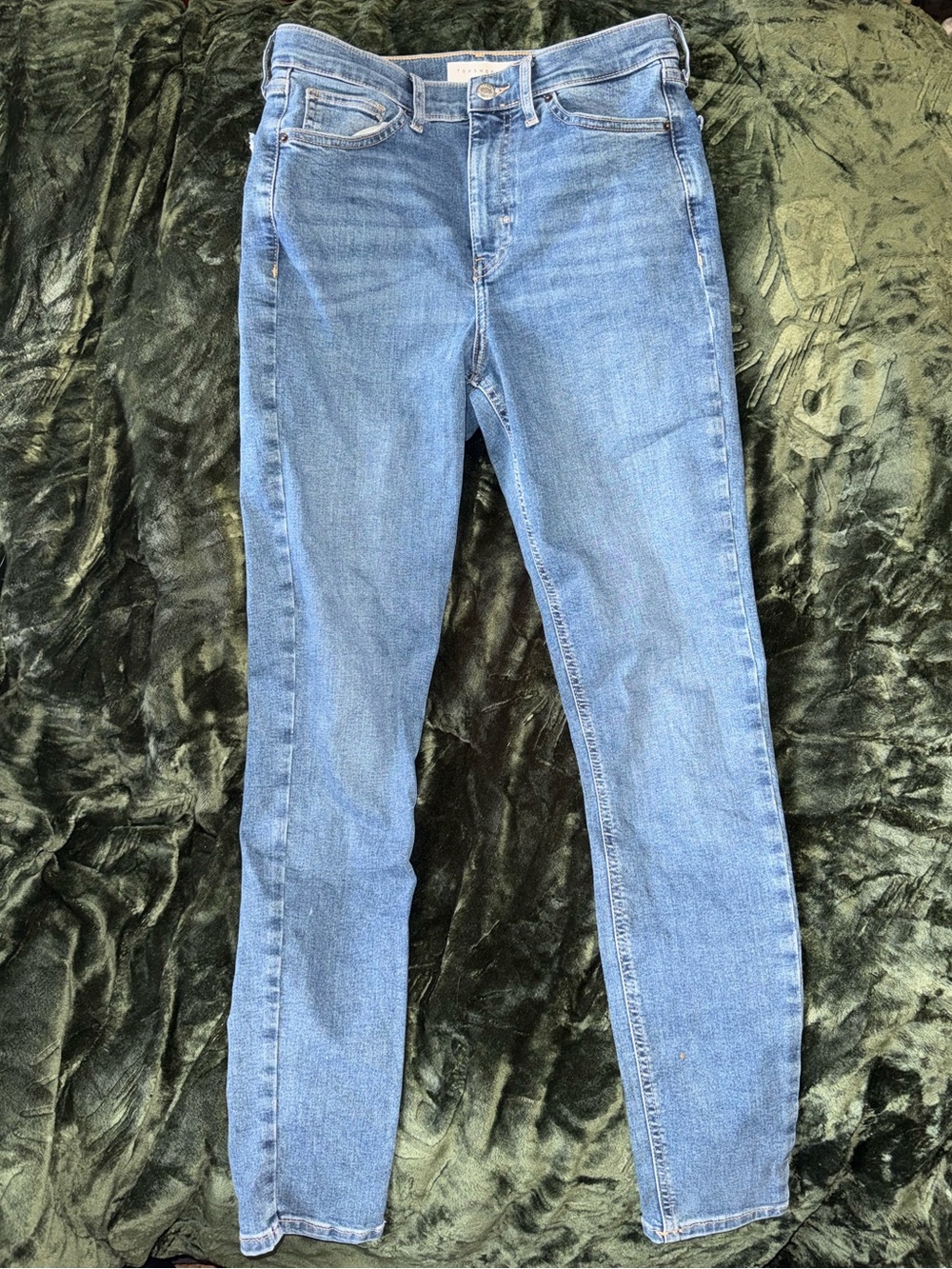 Women’s Topshop Jamie Light Blue Skinny Jeans W28L34